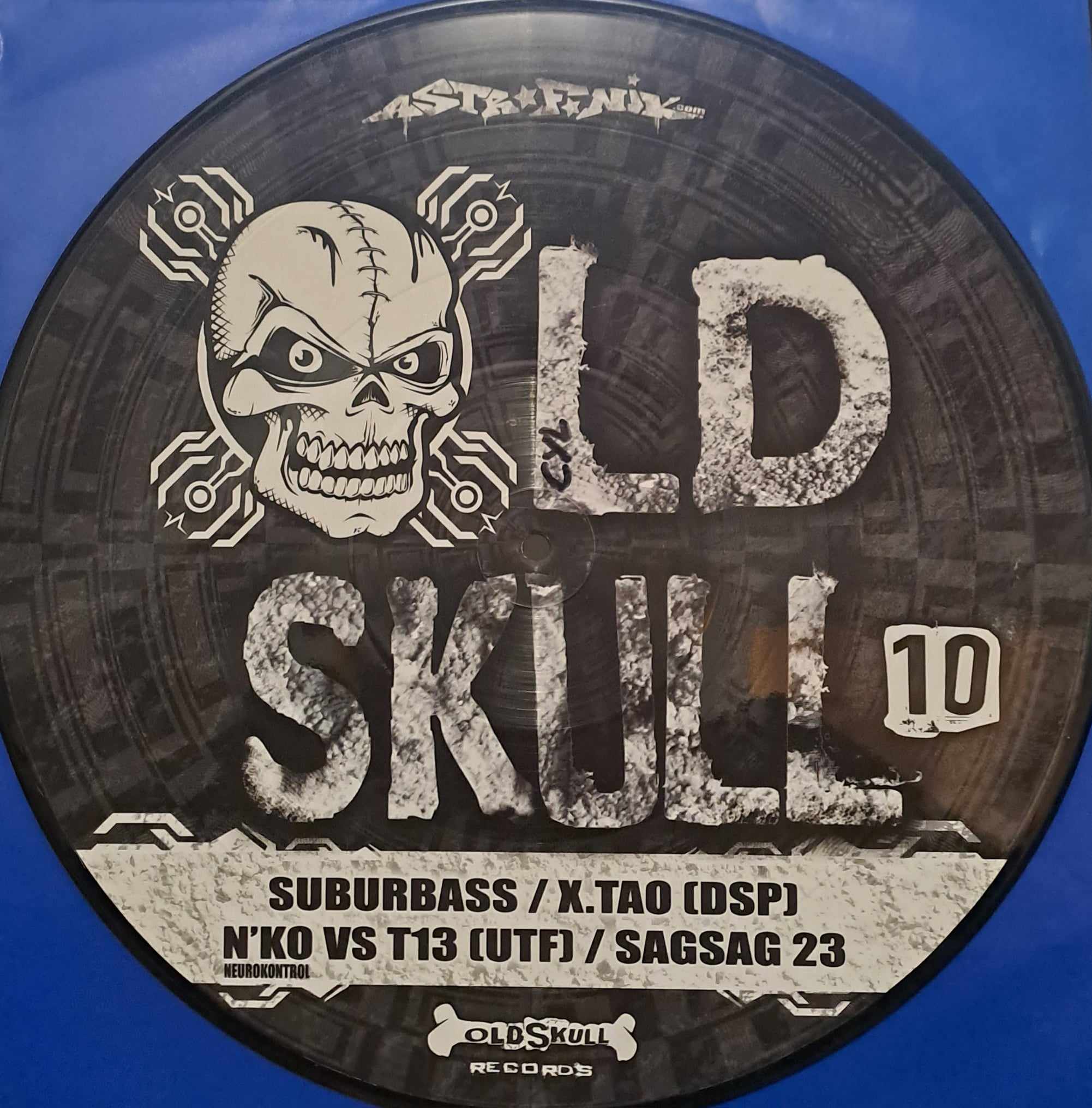 Old Skull 10 (picture) - vinyle freetekno